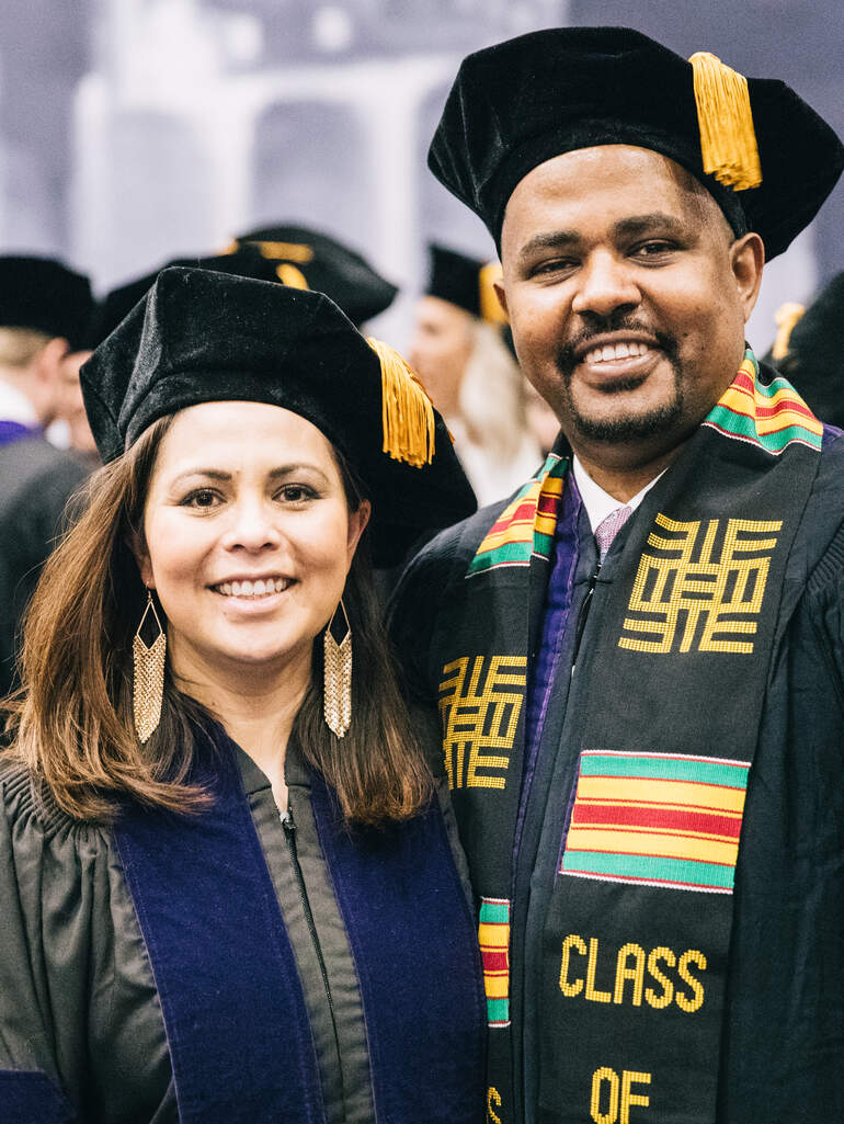 Two LLM Grads at Commencement